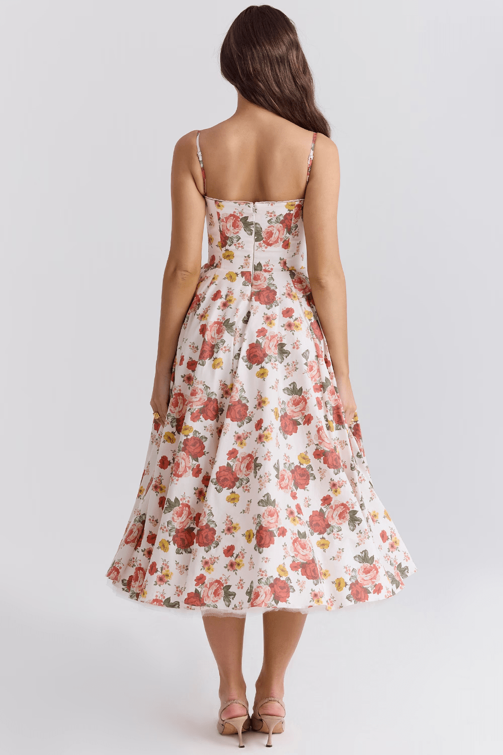 Robe Sculptante à Double Couche Cloe