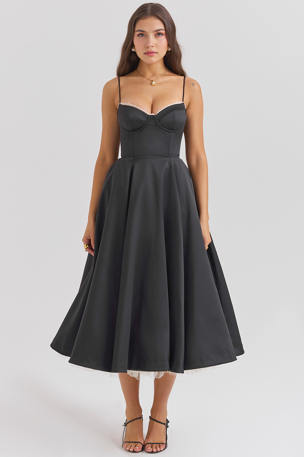Robe Sculptante à Double Couche Cloe