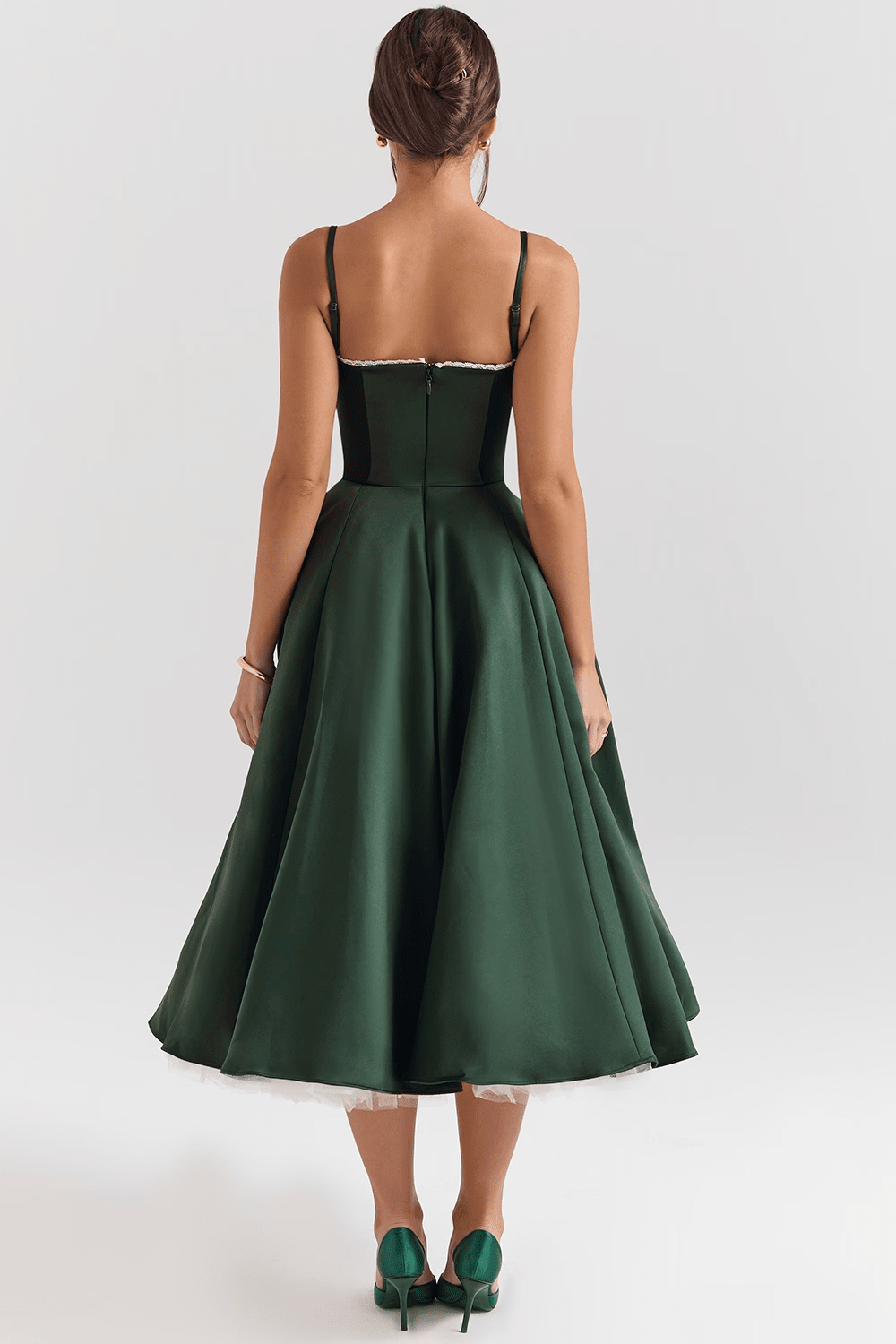 Robe Midi à Double Couche Cloe